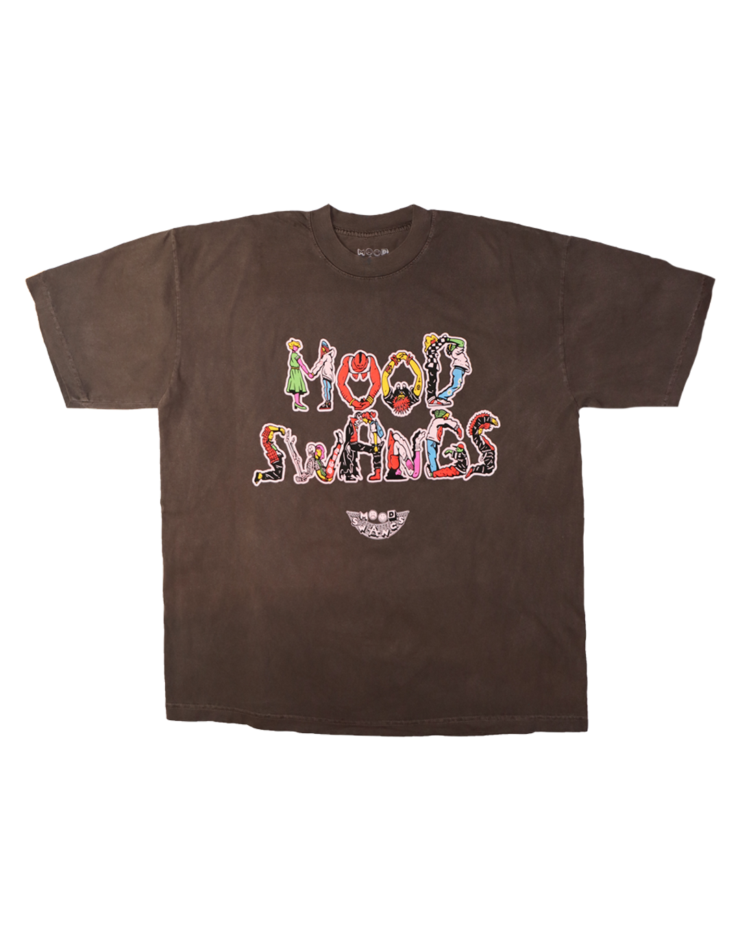 Alphabet Chocolate Pink Print Tee