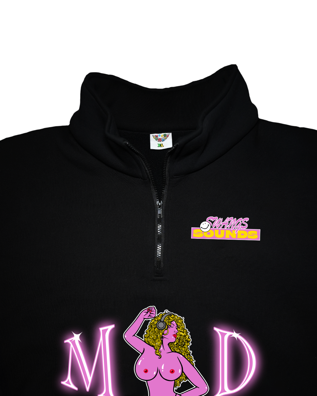 Swangs Sounds Black Quarter Zip